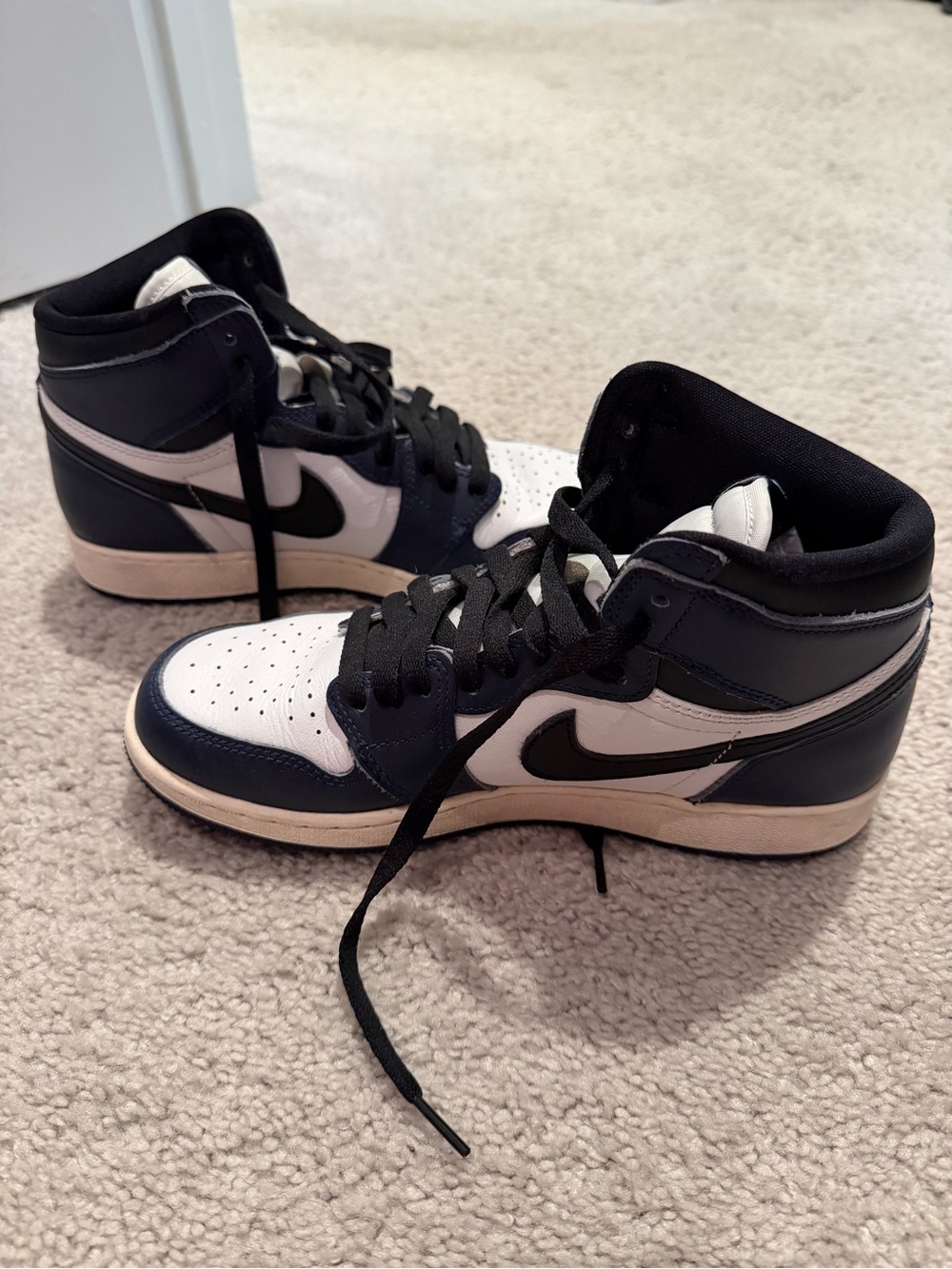 Nike High-Top Sneakers in Black and White